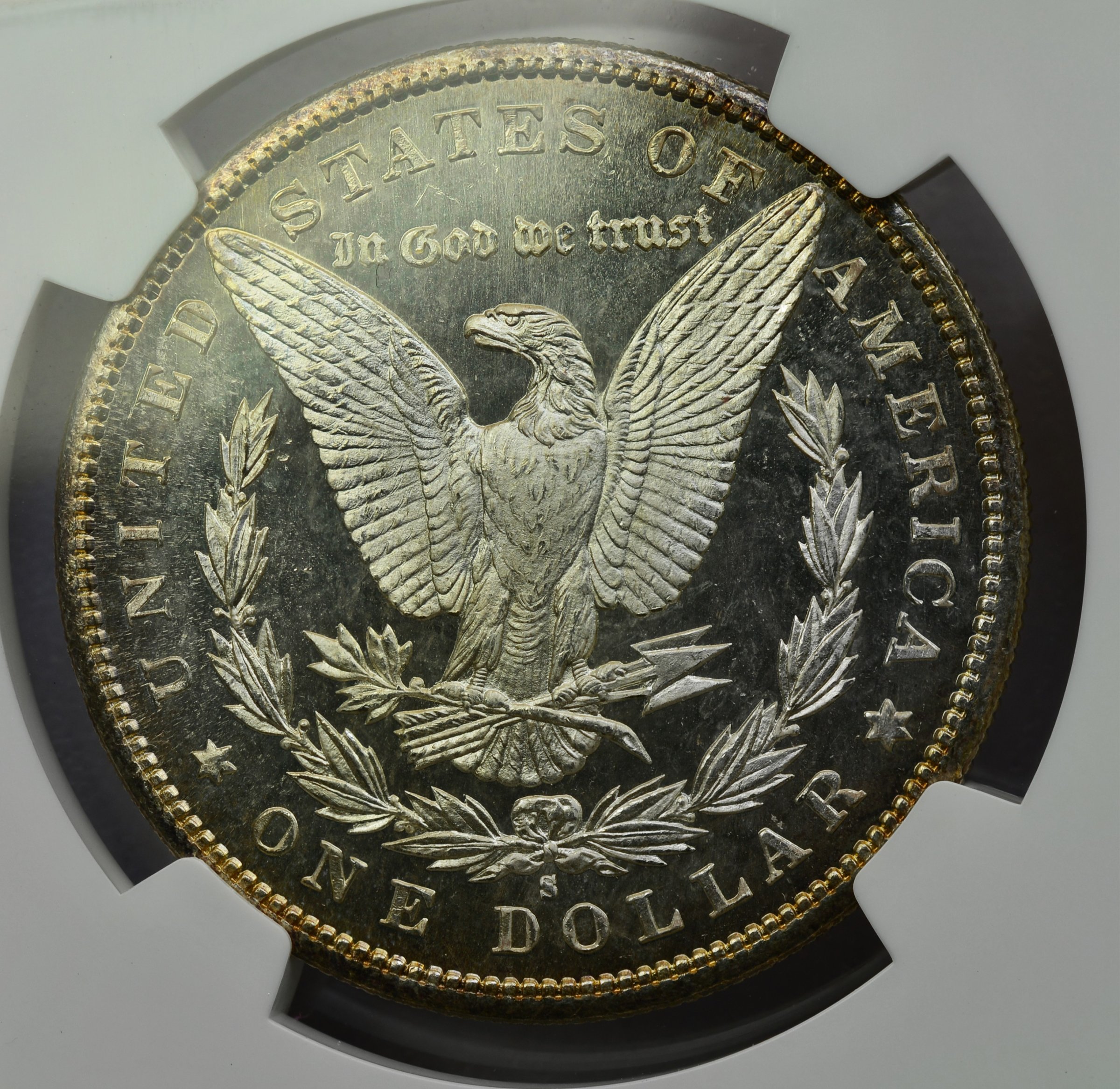 1881-S Morgan Dollar MS67 Star PL NGC (3411345-010) - Toned - Image 3
