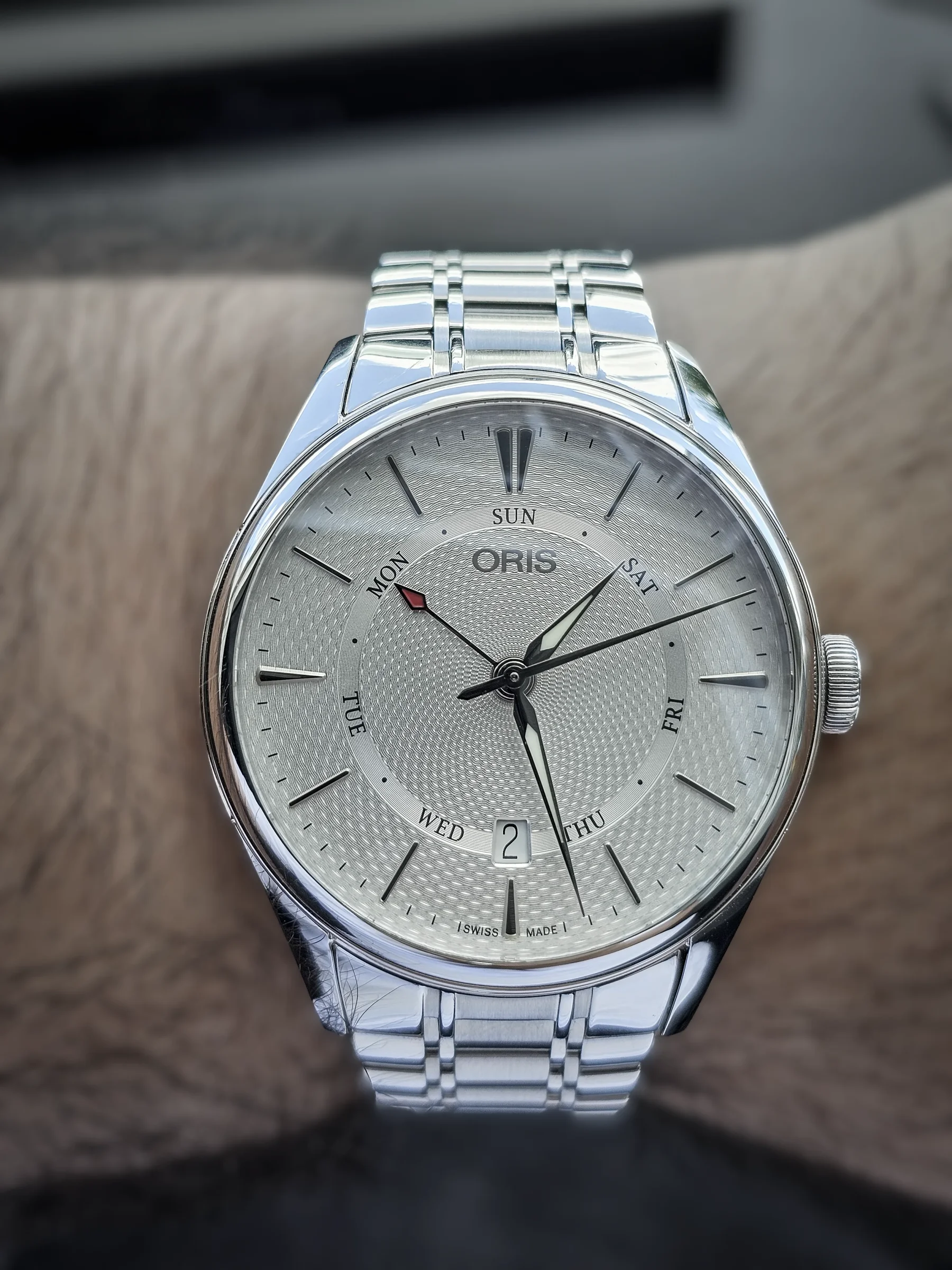 Oris Artelier Pointer Day Date Silver 40mm - 01 755 7742 4051 - Image 2