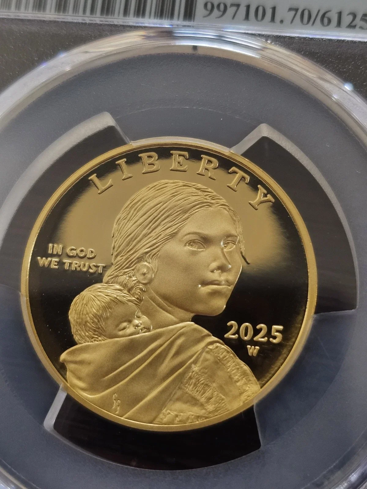 2025-W Sacagawea Gold 1/2 oz $1 Coin Proof PCGS PR70DCAM - Image 3